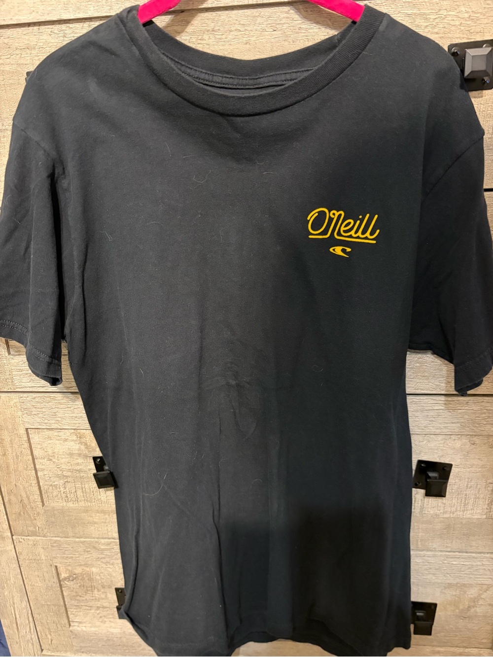 O'Neill Black Tee with White Logo Text